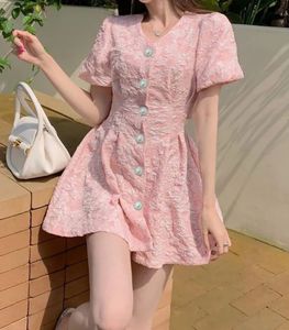 Cute Pink Mini Dress