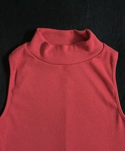 Simplicity High Neck Crop Top