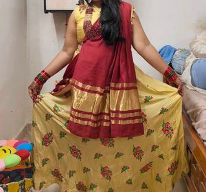 Floral Lehenga Choli (Lehenga Size Xxl)