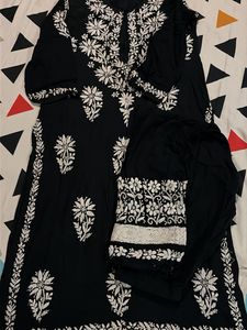 Elegant Heavy Chikankari kurta pant