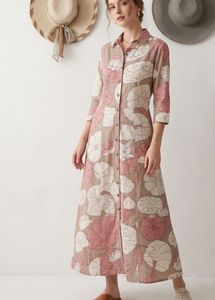 Westside Elegant Floral Print Maxi Dress