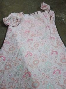 Floral Print Kurta
