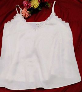 Chic Lace Trim Cami Top