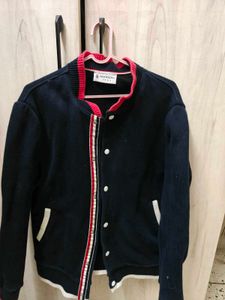 Varsity Style Navy Heavy sweater  Blue Jacket