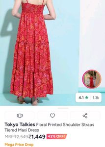 Bohemian Floral Maxi Dress