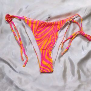 Zebra Print Bikini Bottom panty