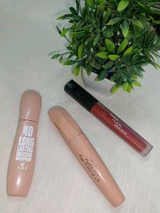 ADS & Hudabeauty Mascara & Liquid Lipstick Set