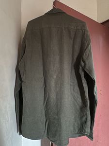 Classic Olive Green Button-Up Shirt