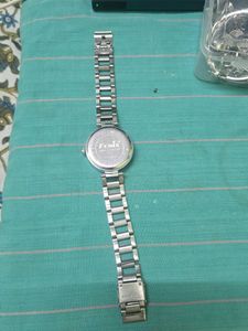 vintage y2k Silver Chain Wristwatch