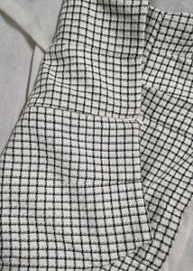 Check Mini Skirt - Tweed Fabric