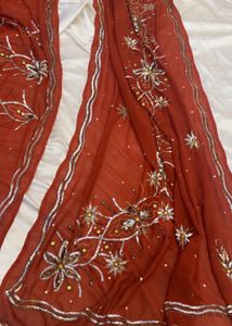 Embroidered  Saree