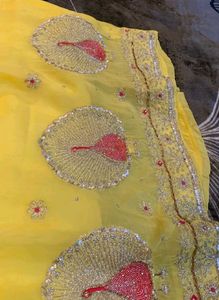 🌼🌻Vibrant Yellow Embroidered Kurta Set