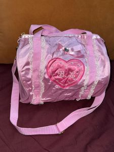 Y2k Pink Barrel Duffle Bag