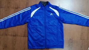 100% Adidas Blue Track Jacket MADHE IN CHINA  BRAN