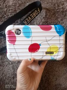 Fun Balloon Print Crossbody Bag