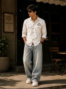 Men's Relaxed Fit Casual Shirt