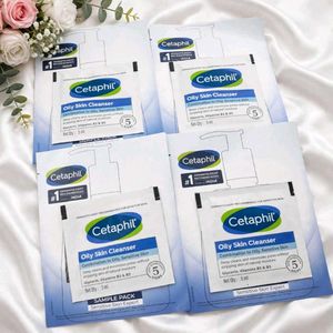 4 Cetaphil Oily Skin Cleanser Sample Packs