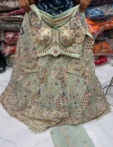 Exquisite Embroidered Lehenga Choli Set