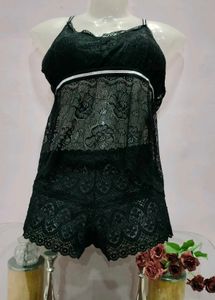Black Lace Bralette set
