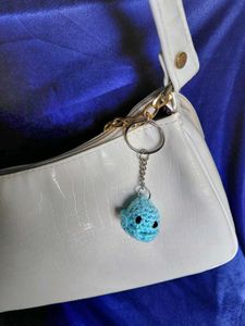 Crochet Octopus bag charm and keychain