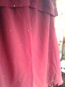Exquisite Embellished Red Salwar Kameez Dupatta Se