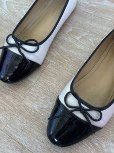 Chic Two-Tone Ballet Flats