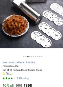 New Unused Chakli Gatia Maker