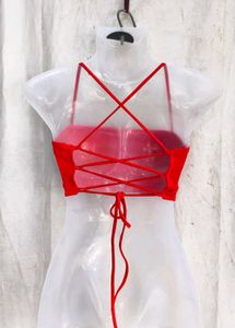 backless dark orange top