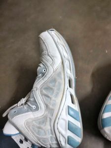 adidas white basketball shoe