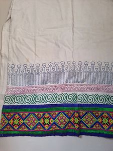 Embroidered White Kurti