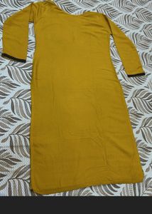 Cute Yellow Print Kurta