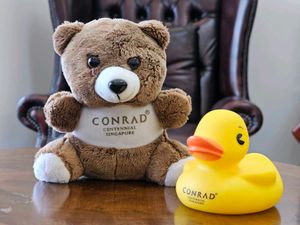 Rare vintage Conrad Hong Kong Hotel Teddy Bear
