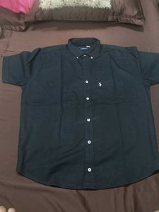Ralph Lauren Black Button-Down Shirt