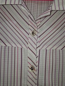 Striped Button-Up Shirt
