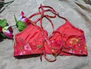 28.Floral Bikini Top