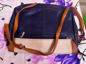 Chic Color Block Crossbody Bag