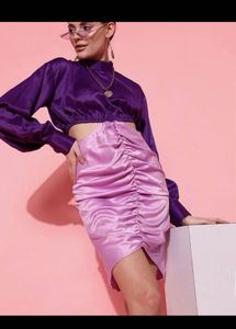 New - Stylish Purple Mini Dress