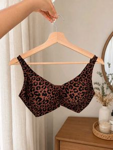 JellyLift Seamless Wireless Leopard Print Bra