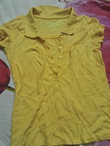 Yellow Polo T-Shirt new