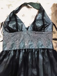 Elegant Halter Neck Party Dress