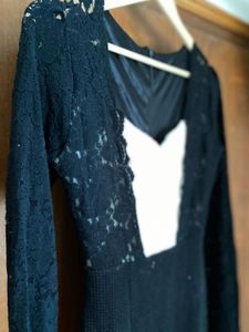 Elegant Black Lace Dress