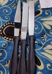 Set of 3 Icing Spatulas    cake making se