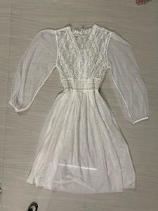 Elegant Lace &amp; Tulle Dress