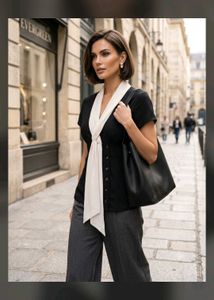 Chic Parisian Inspired Blouse