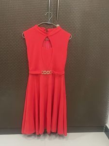 Stunning Red Fit and Flare Dress