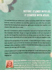 It Starts With Us by Colleen Hoover