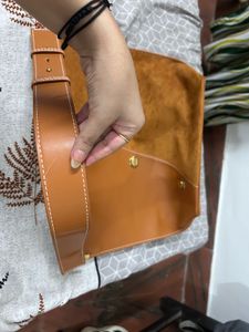 Charles &amp; Keith Stylish Tan Handbag