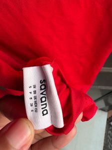 Red Ribbon Tank Top
