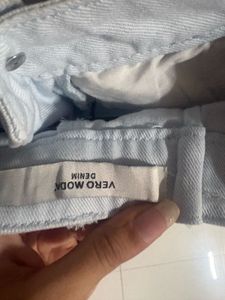 Light Blue Denim Shorts
