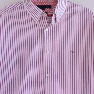 Tommy Hilfiger shirt pink stripe
